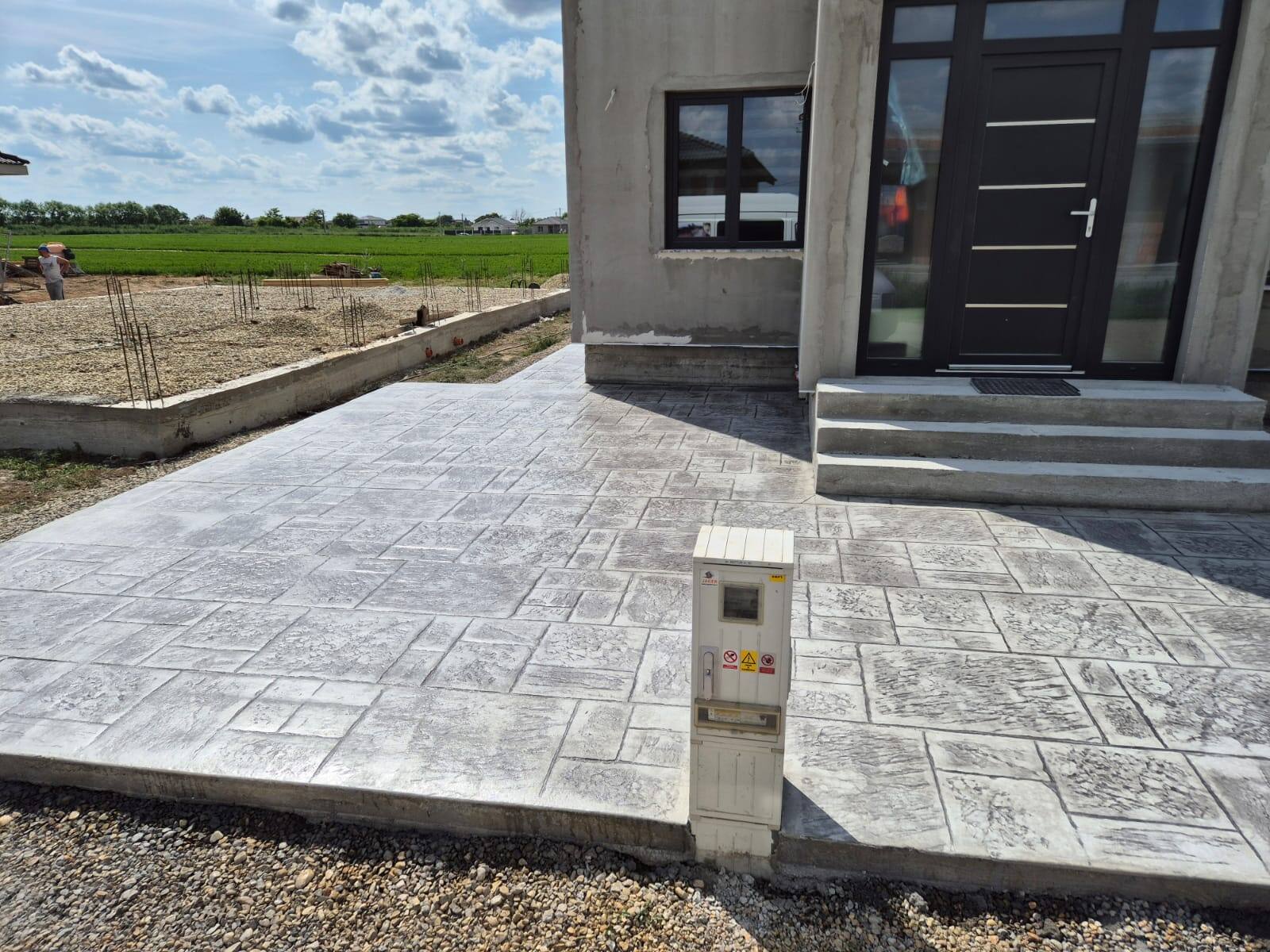 Lucrare beton amprentat