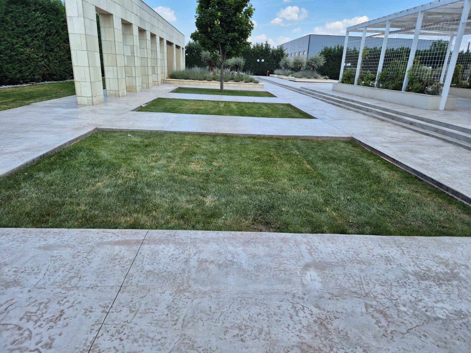 Lucrare beton amprentat