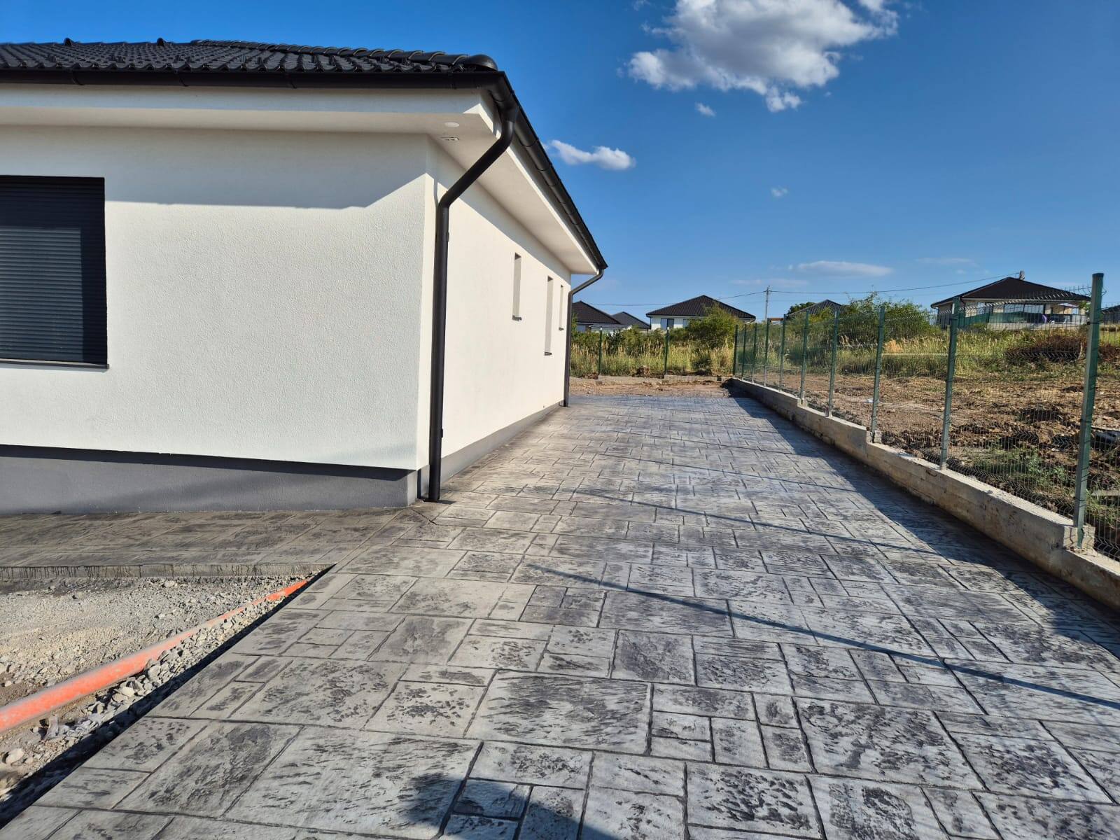 Lucrare beton amprentat